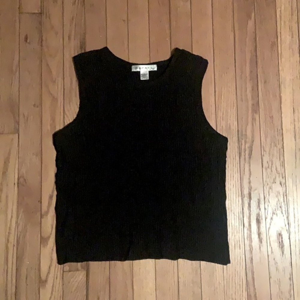 Vintage Black Tank Top